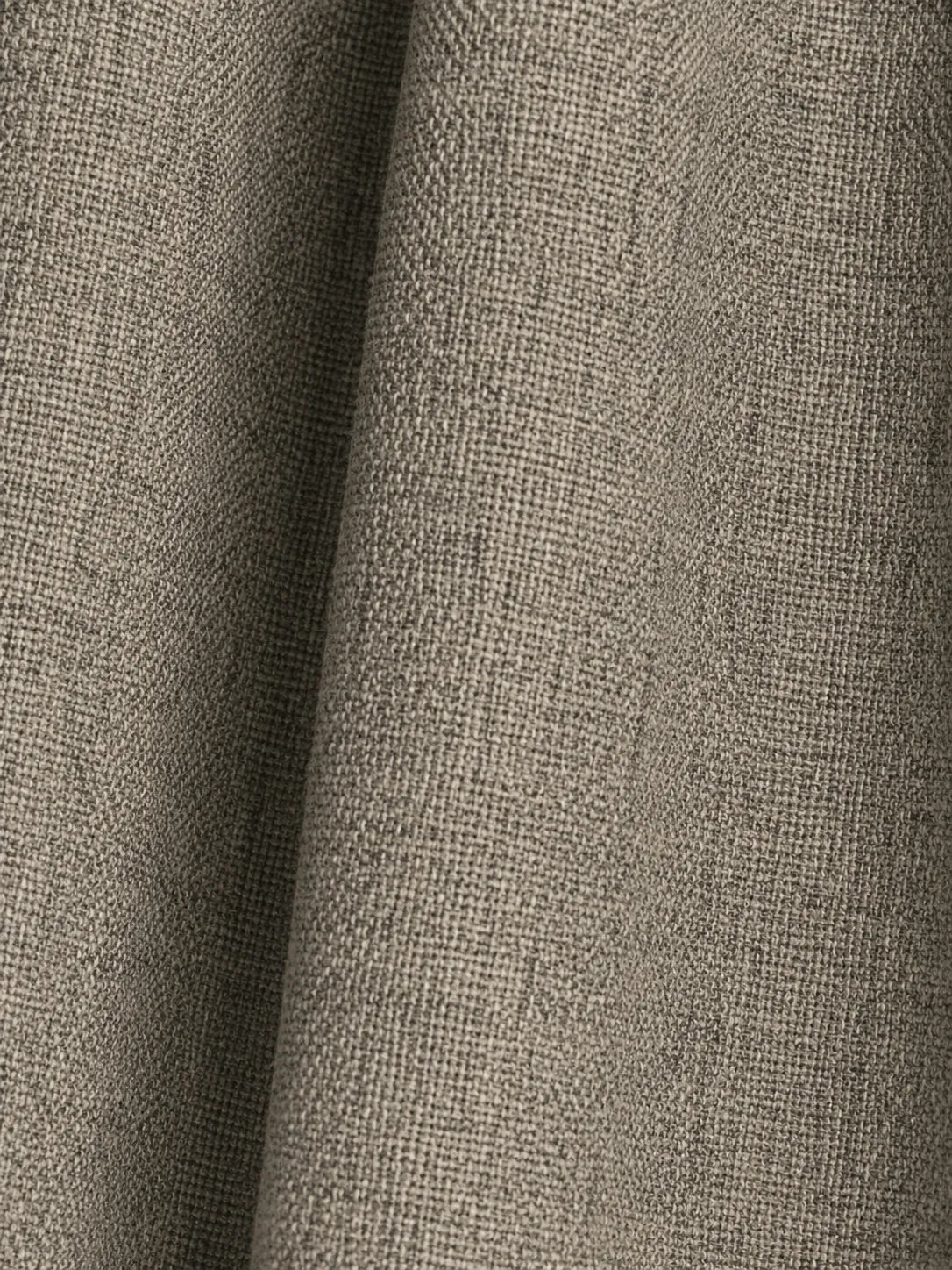 Textura do tecido da Cortina Sutille Trend castor em detalhe
